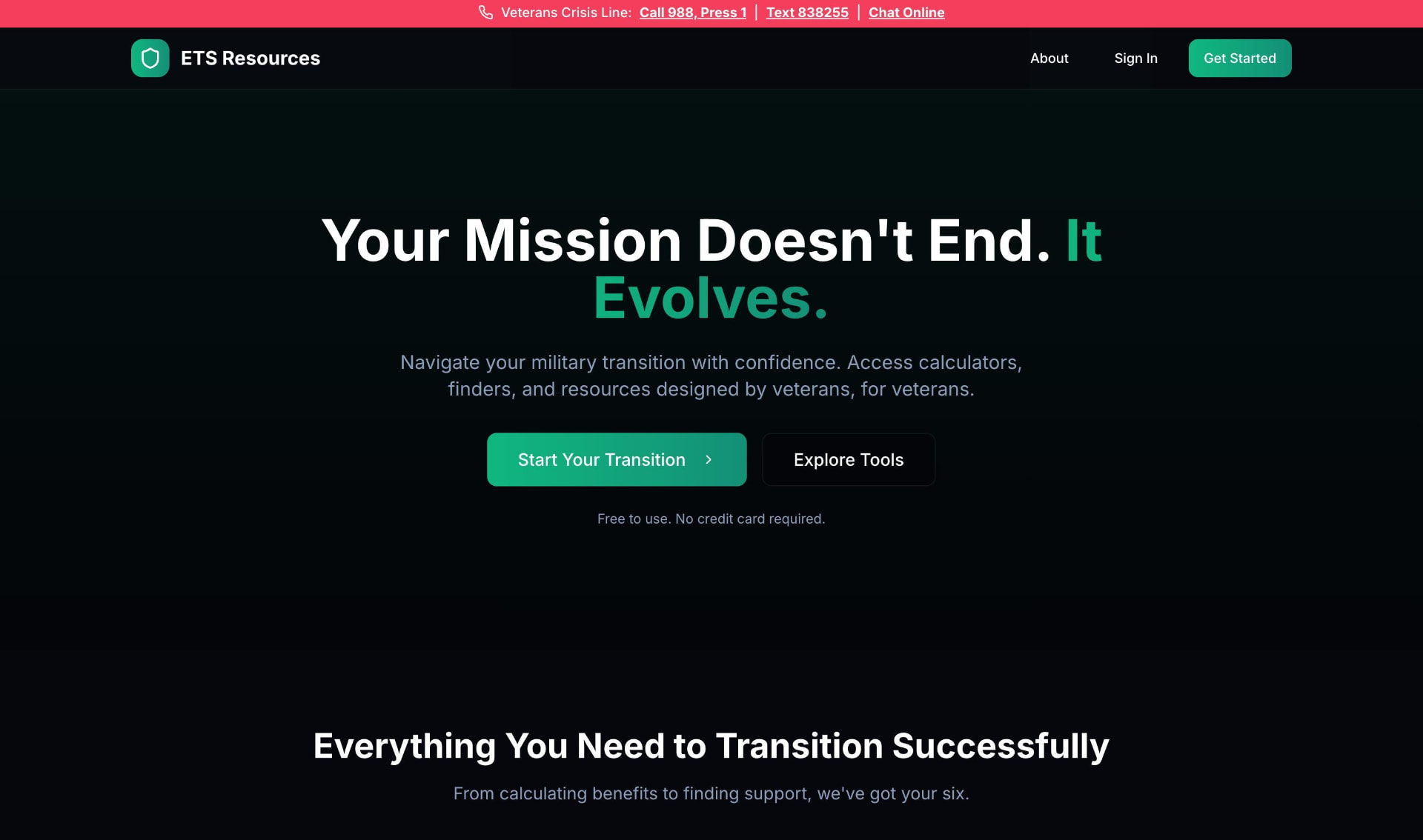 ETS Resources interface exploration, first direction